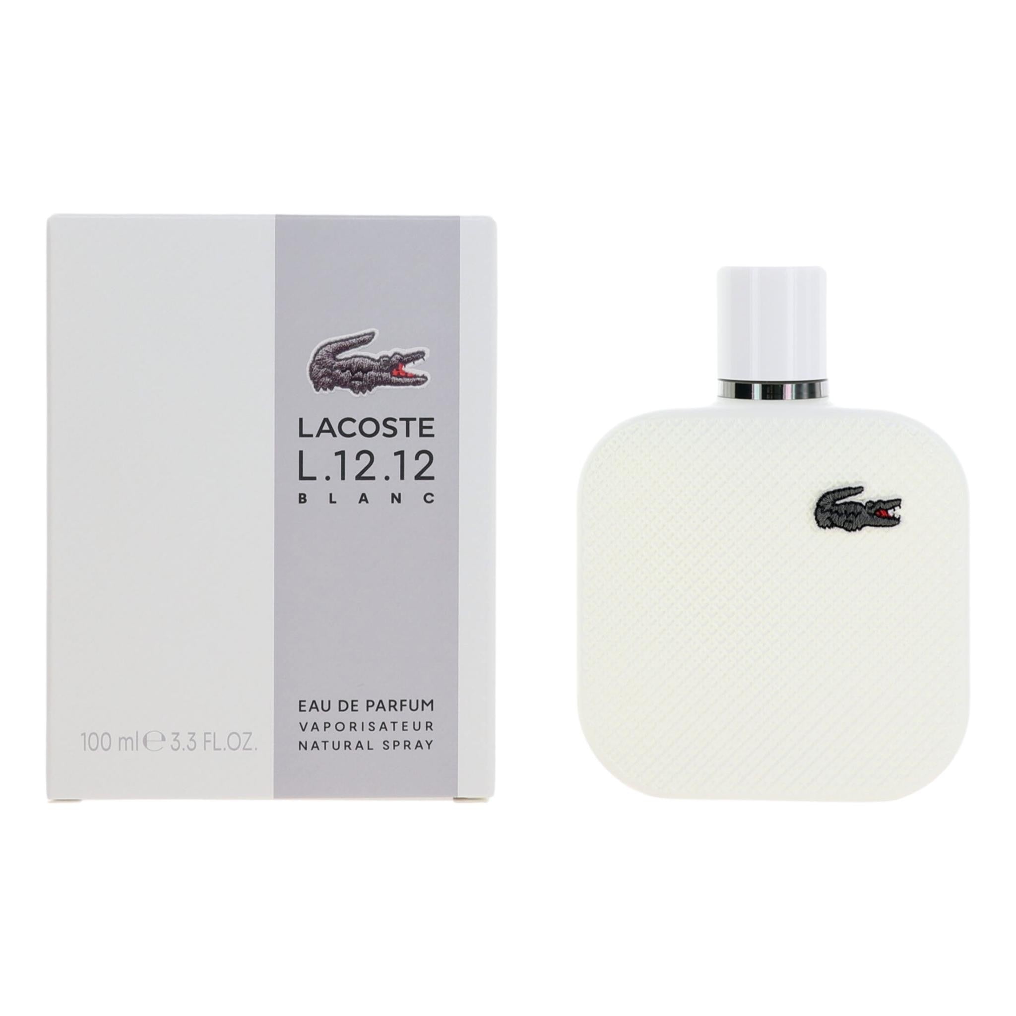 Photo of Lacoste L.12.12 White Blanc by Lacoste, 3.3 oz EDP Spray for Men